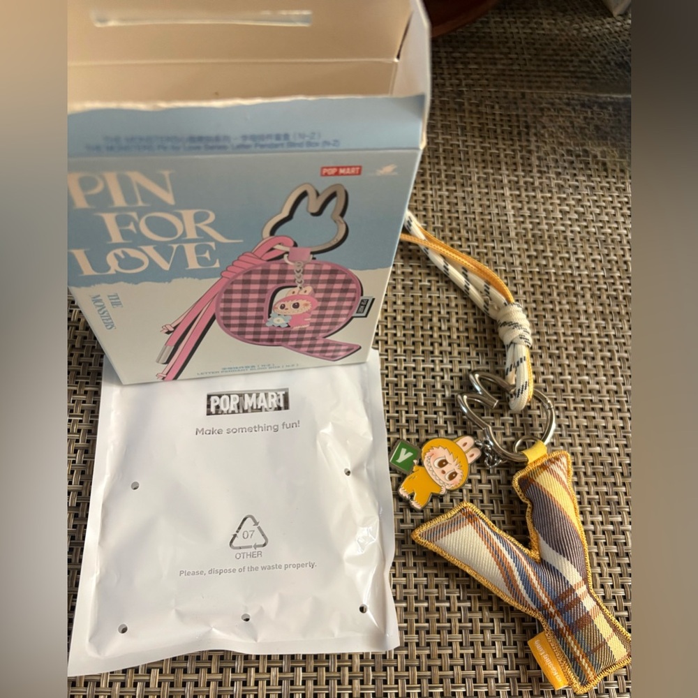 Authentic! Pin for Love- Letter Y